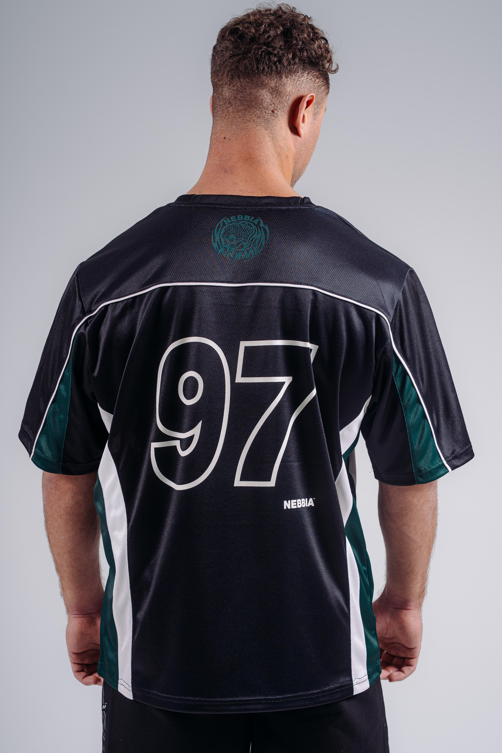 Футболка Oversized Jersey T-Shirt '97 PRIMALL 885 Черная