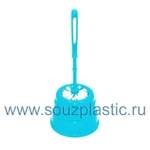 Ерш туалетный Пирамида бирюзовый