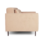 Club диван-кровать прямой, велюр Frost beige