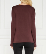 Блузка EA7 - бордовый(6DTT13 TJDZZ)