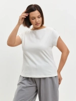 Футболка оверсайз с рукавами крылышками