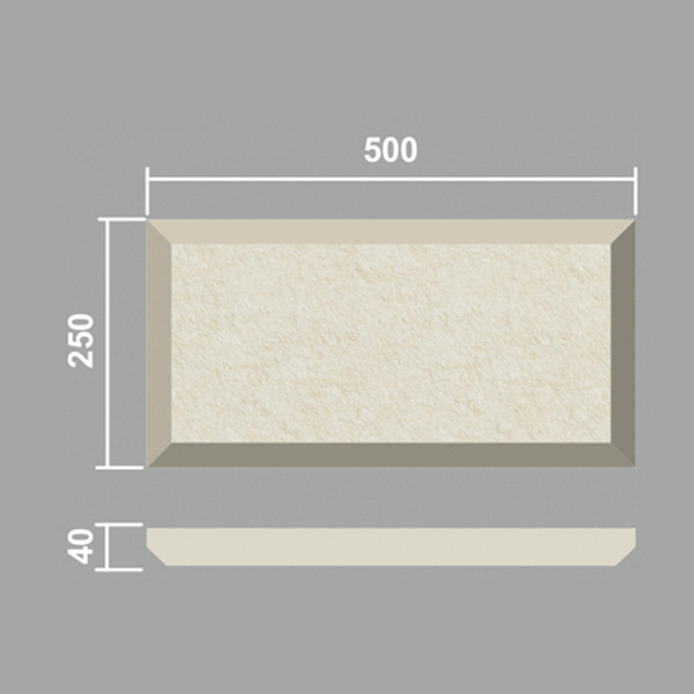 Б104 боссаж (40х250х500мм), шт