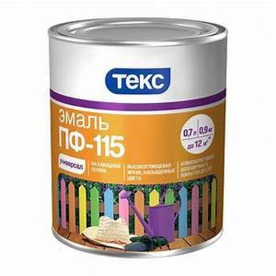 Эмаль универс. уск/суш глянц. красная 0,9 кг Hammer