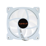 Набор из 3 вентиляторов TESLA RGB120 CW3, 120мм, 1200rpm, 3-pin+Molex, белый/Ice Blue, 38CFM, 21дБ (TSL-120-CW3)