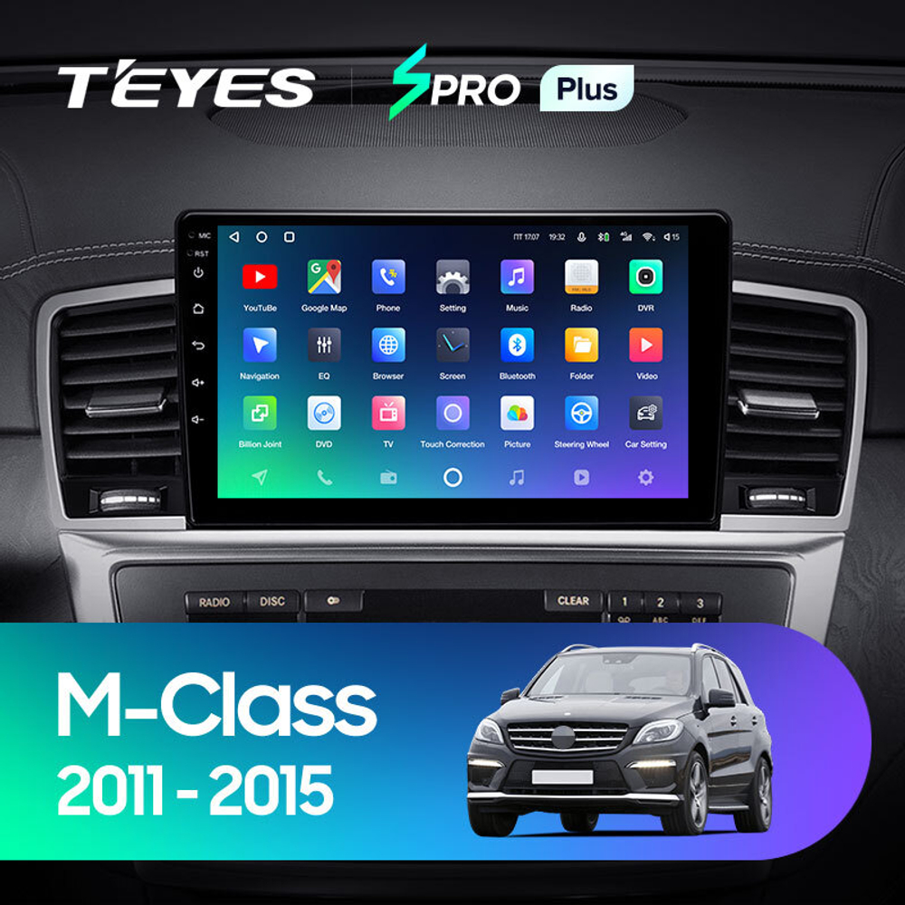 Teyes SPRO Plus 9"для Mercedes-Benz M-Class 2011-2015