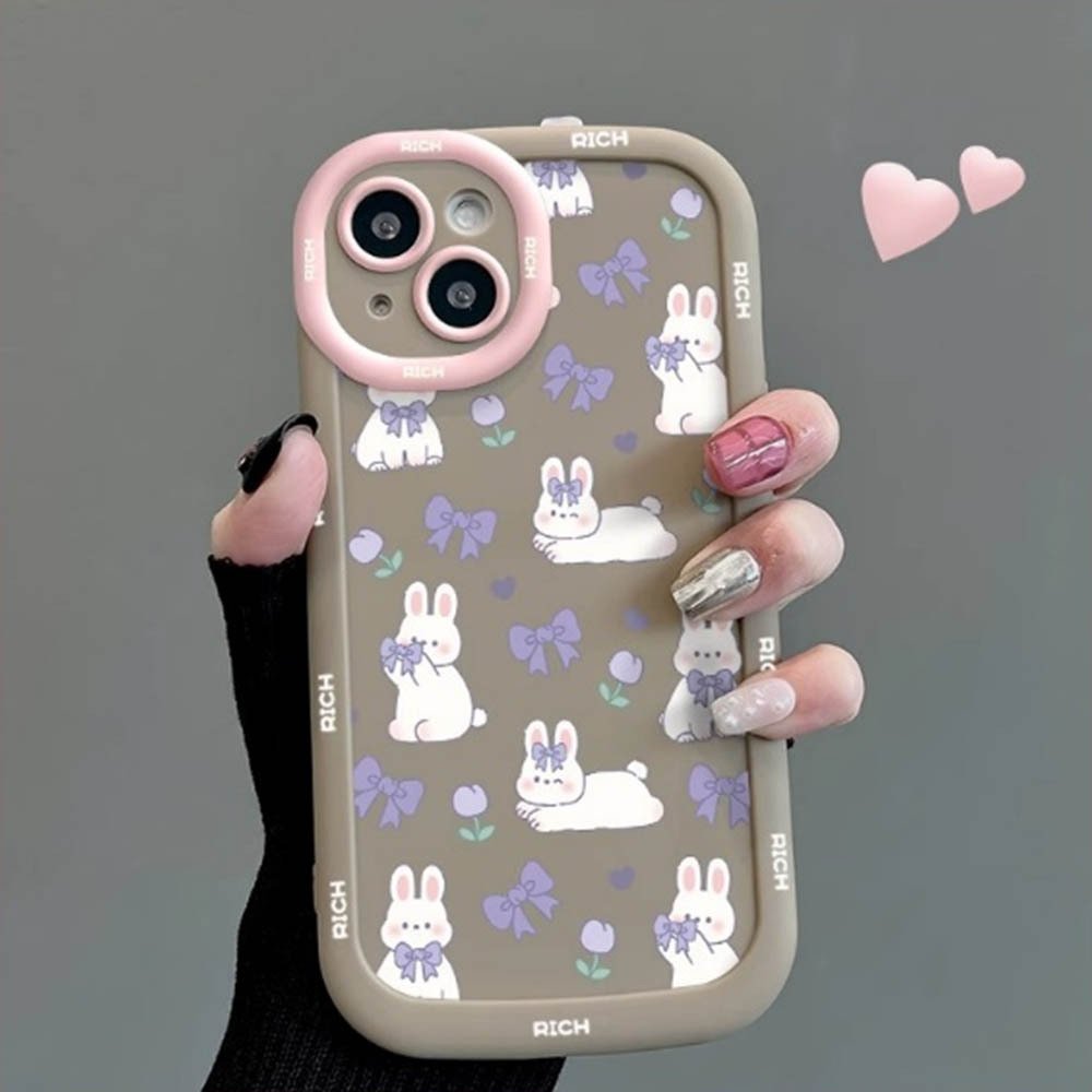 Чехол на iPhone 15 Зайчики