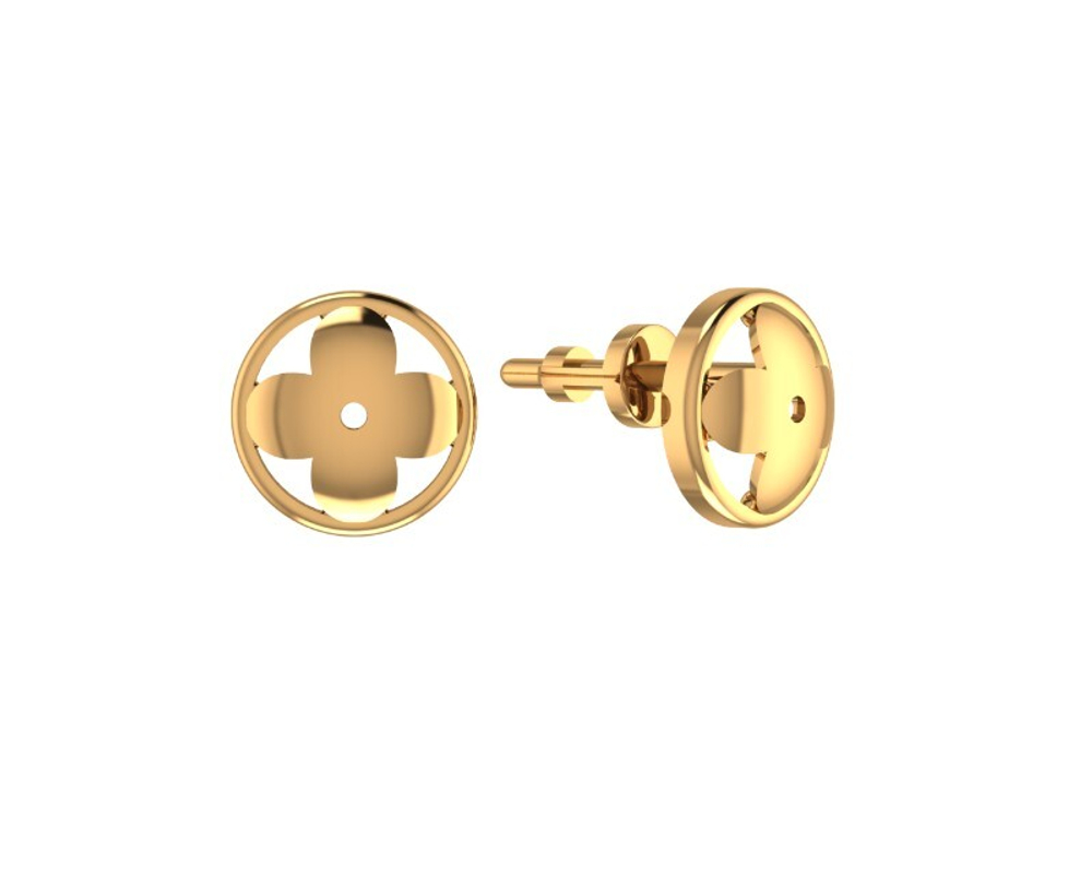 Серьги из золота 585 пробы