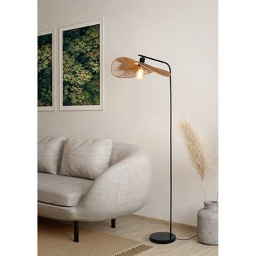 Торшер 1*E27 31966 чёрный/бумага, натуральный Siruela Eglo