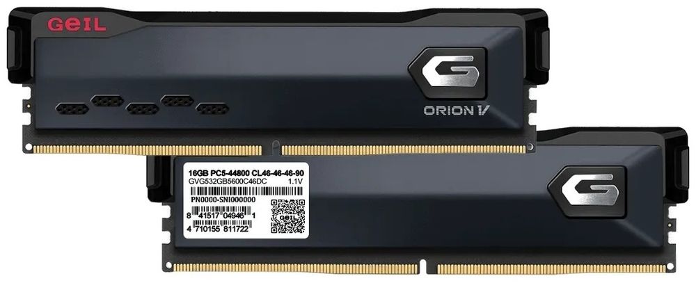 Оперативная память Geil ORION Titanium Grey, GOG432GB3200C16BDC	 32 Гб