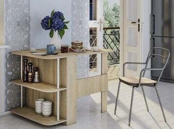 Стол-книжка БАБОЧКА 800*1100*750 сонома /1/(СНЯТА С ПРОИЗВОДСТВА)