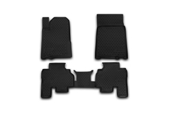 Коврики Standard, в салон SSANG YONG Kyron 2006- , 4 шт. (полиуретан, чёрные) Element.NLC.61.09.210