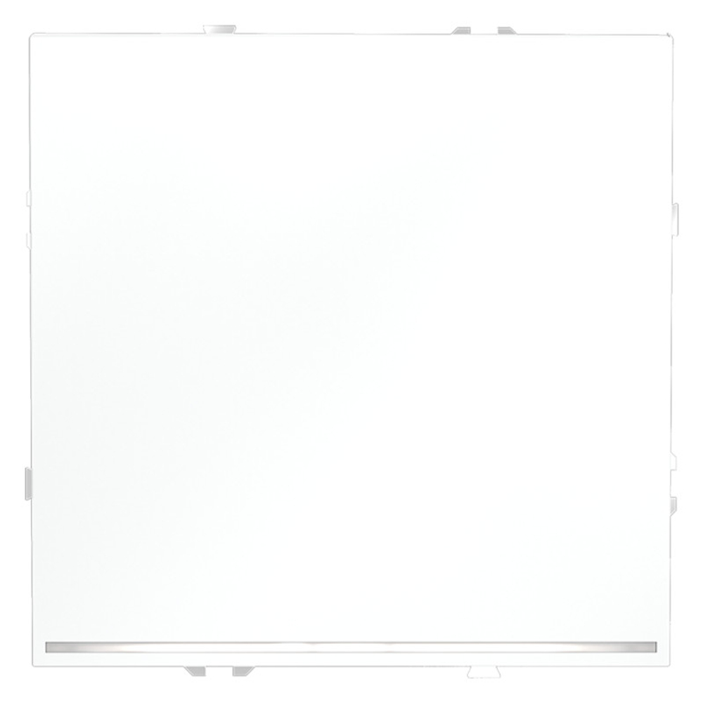 Проходной переключатель встраиваемый VOLTUM S70 одноклавишный с подсветкой 10А, (белый матовый)