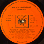 Johnny Cash ‎– More Of "Old Golden Throat" (Англия 1969г.) Т