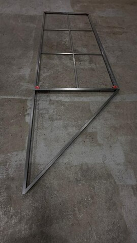 Каркас откатных ворот 4м проем для самостоятельной сварки из Т- профиля.