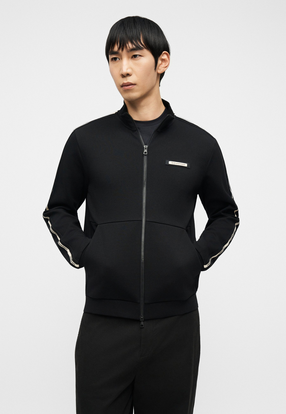 EA7 Emporio Armani UNISEX - Толстовка на молнии - Чёрный