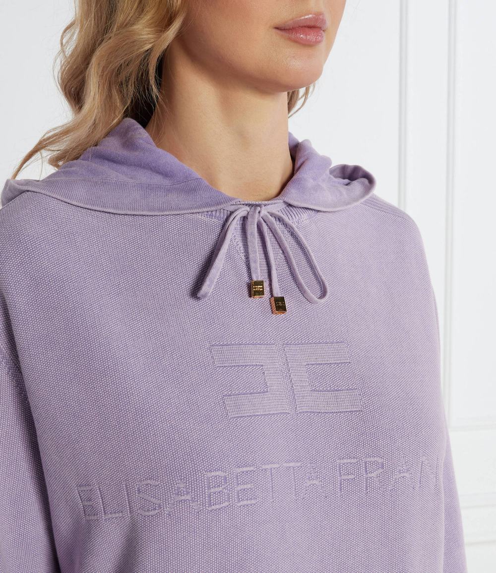 Худи Elisabetta Franchi - лавандовый(AM72S41E2)