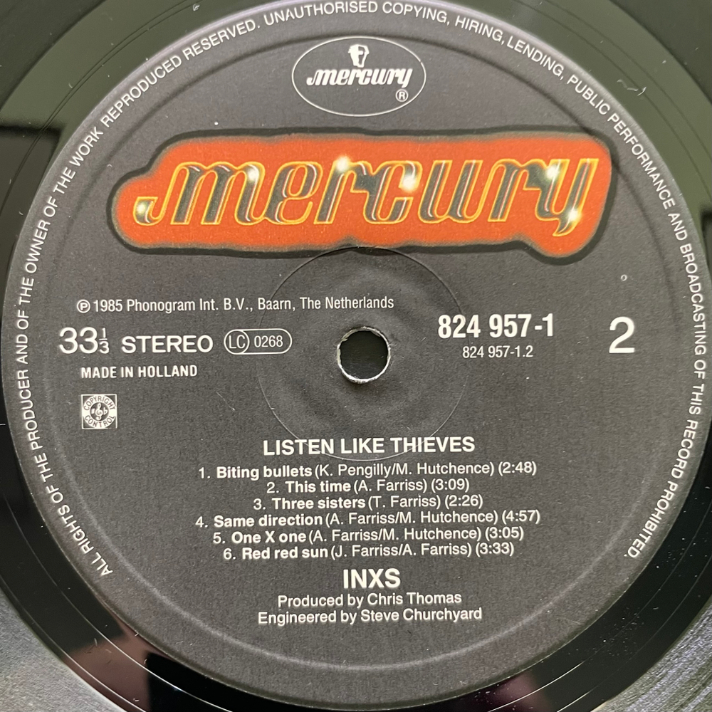 INXS - Listen Like Thieves (Голландия 1985г.)