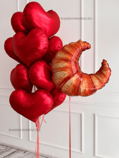 Оформление шарами на День святого Валентина