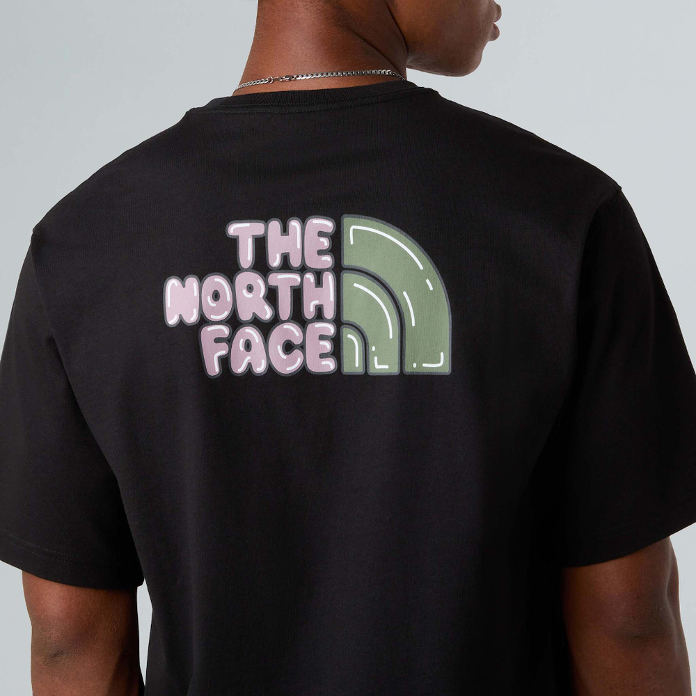 Футболка The North Face logo Bubble Unisex чёрная