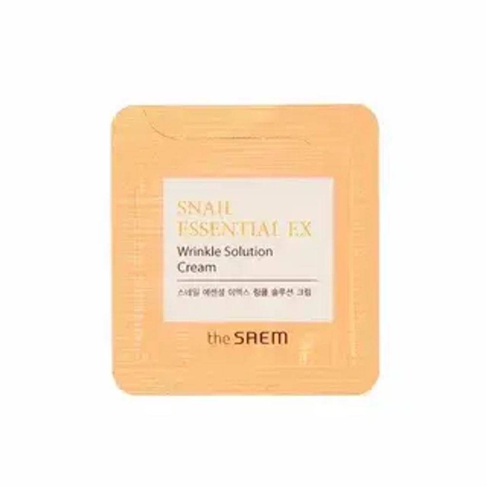 Эссенция с улиткой антивозрастная мини THE SAEM Snail Essential Ex Wrinkle Solution Essence 1,5 мл