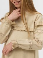 Плать для девочки 628 бежевый