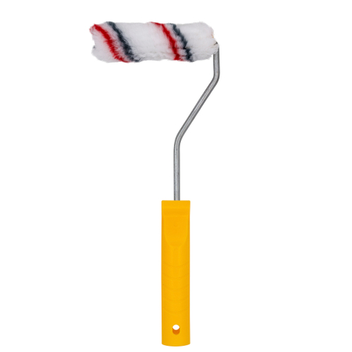 06-1-610 Мини-валик малярный с рукояткой "Мультиколор"  ось 6мм  D15мм  55мм