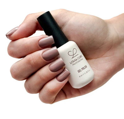 Lovia Cure Mocha Mousse Гель-лак Dusty Rose 371, 8 мл