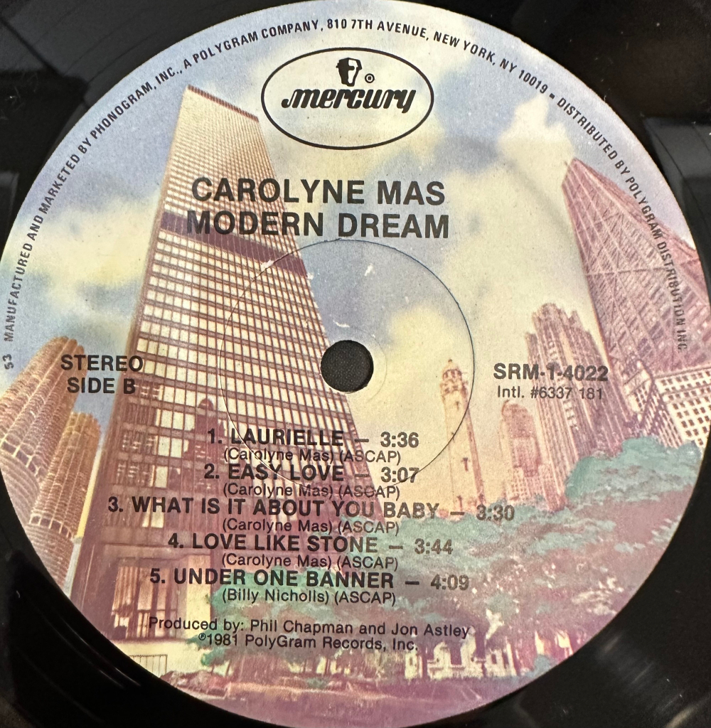 Carolyne Mas - Modern Dreams (США 1981г.)