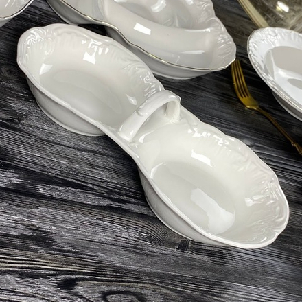 Lenardi 305-033 Менажница 30,5см АВРОРА в под.уп.(х18)Фарфор