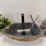Раковина из речного камня RS63325 (54*31*15) 0122
