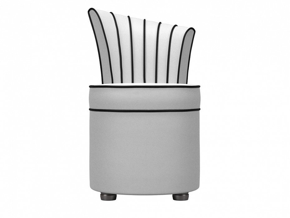 Пуф Ирис, Белый, Экокожа, 29293