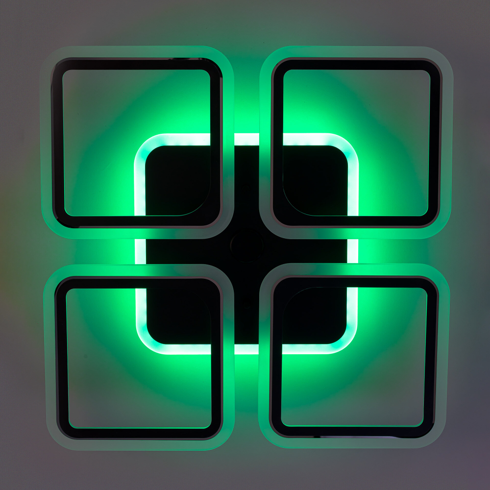 Citilux Марсель Смарт CL232A145E RGB Умная люстра Чёрная