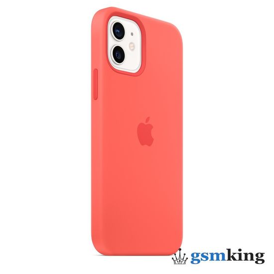 Apple Silicone Case with MagSafe iPhone 12 | 12 Pro Pink Citrus «Розовый цитрус» MHL03ZM/A