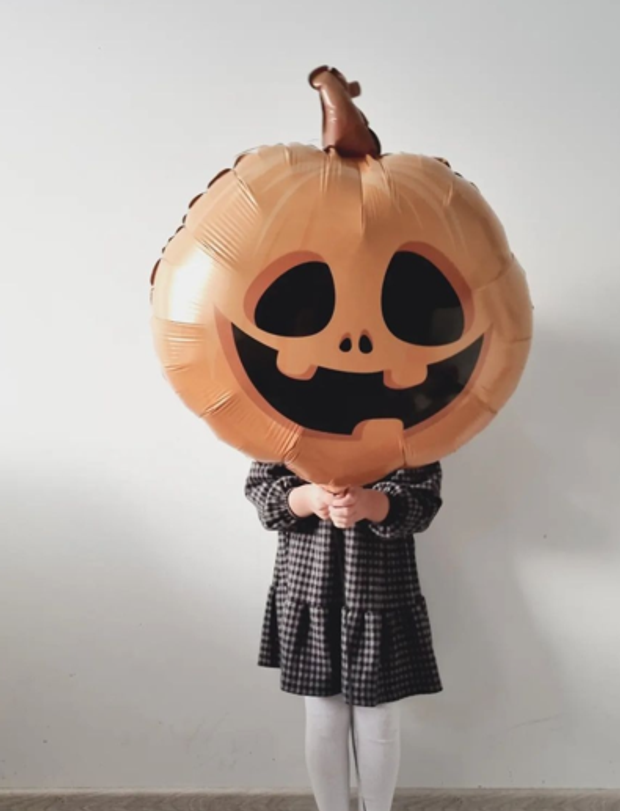 Шар-фигура, фольга, "Хэллоуин. Тыква страшная" 29"/74 см (БГ-43)
