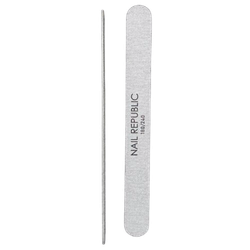 Пилка прямая 180/240 18 см Premium Nail Republic, 25 шт