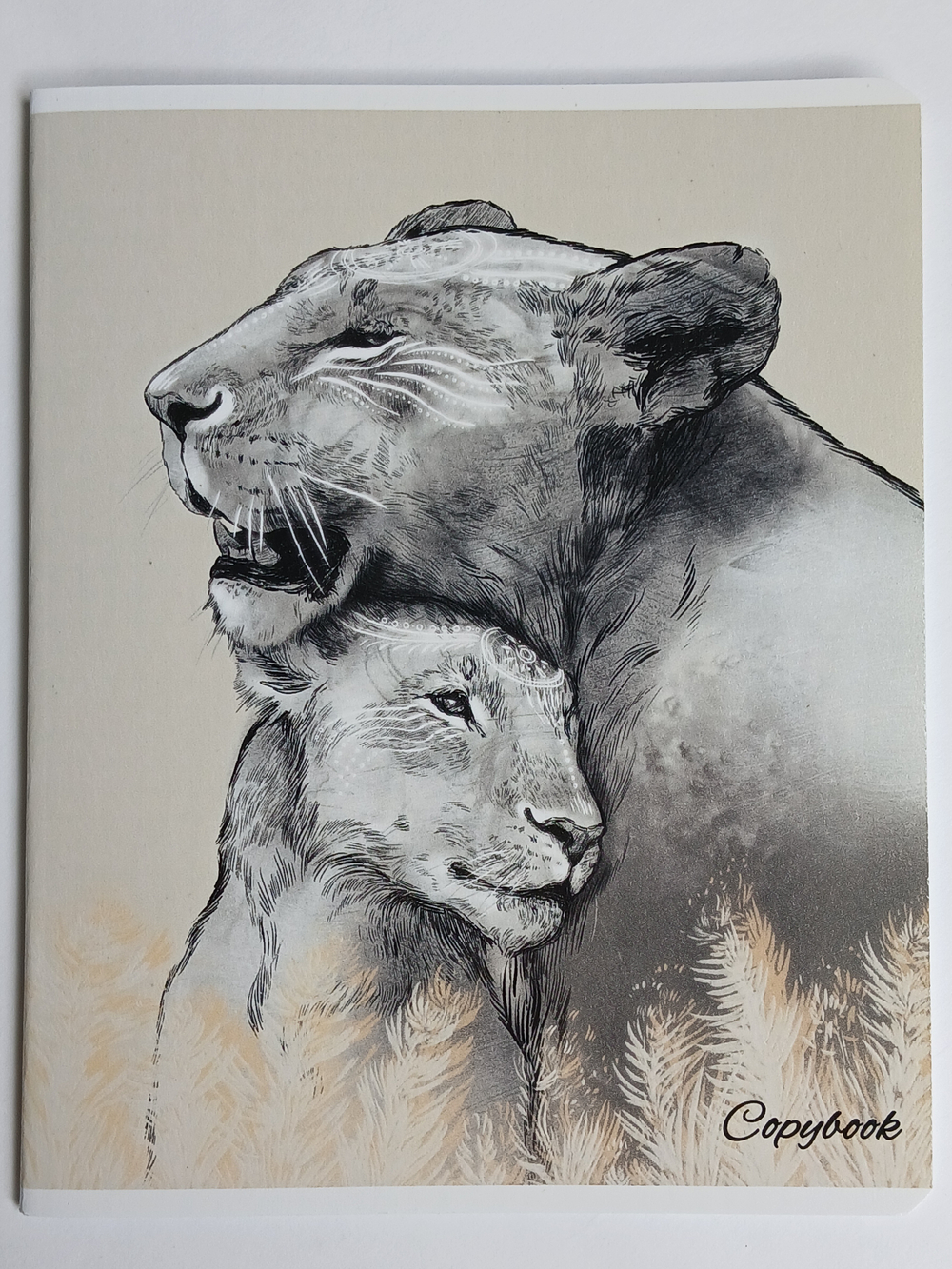 Тетради 48 листа А5+. "Тотемные животные", общая, клетка. Формат А5+ (163*203 мм). Арт.120005. С полями. Комплект 5 шт.