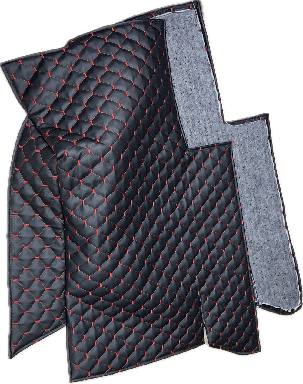 Коврики (утеплитель) под сиденья УАЗ 452 Буханка (красная нить Рубин)