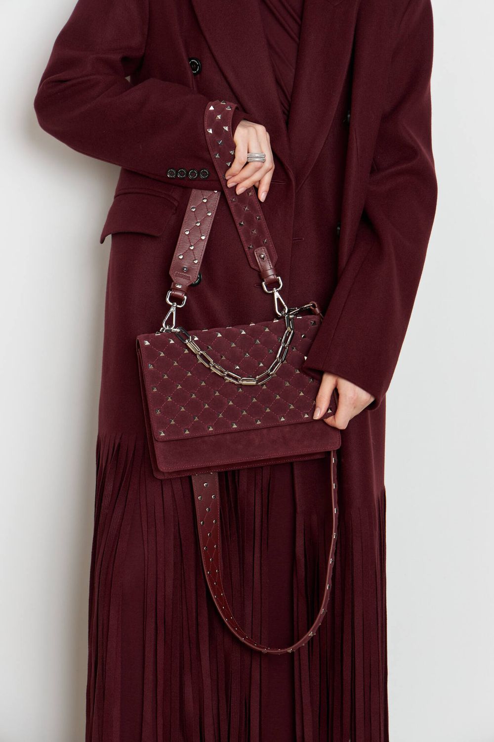 BAD GIRL LARGE BAG BORDO