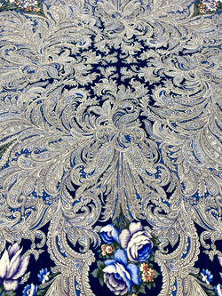 Павловопосадский платок Чародейка зима 1749-14