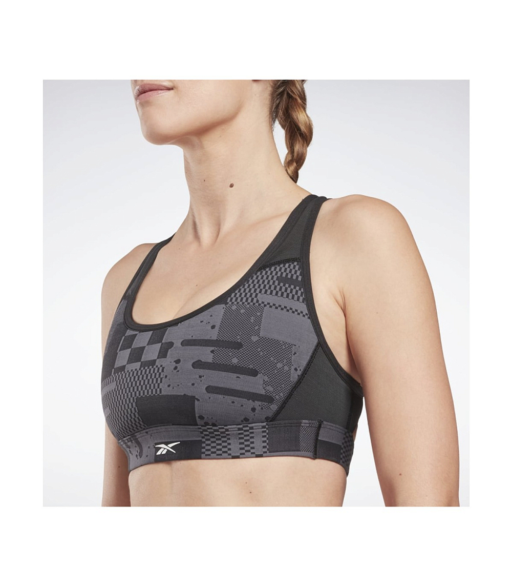 Женский топ-бра Reebok TS Lux Racer Bra-Jacquard