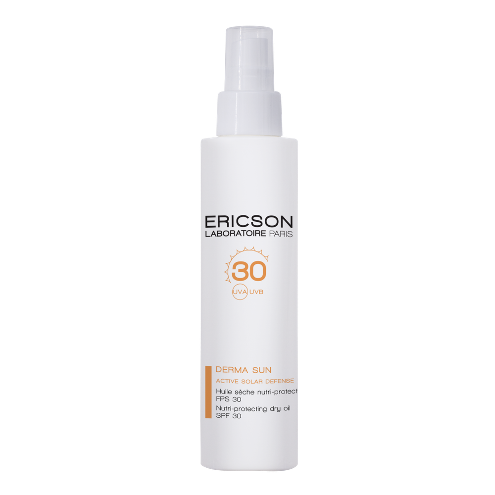 Ericson Laboratoire Солнцезащитное масло SPF30 SPF 30 Nutri-Protecting Dry Oil 150 мл. Для тела