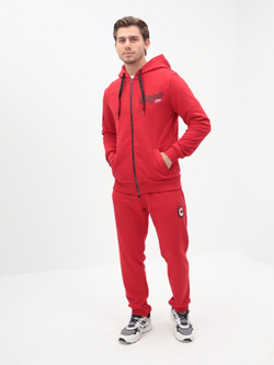 Спортивный мужской костюм красного цвета GW Logo
