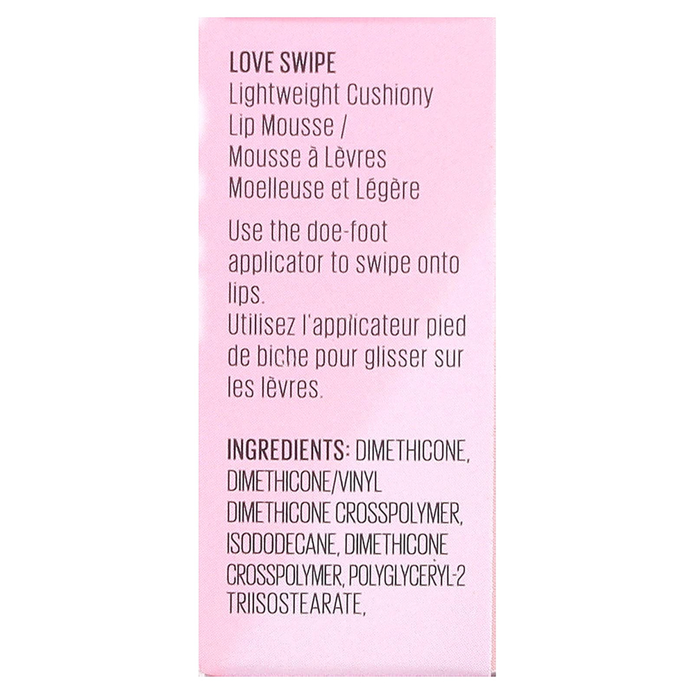 Kaja, Love Swipe, легкий кушон, мусс для губ, оттенок 04, 6,5 г (0,22 унции)
