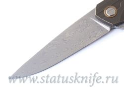 Нож Широгоров 111 TiBr Damascus Custom Divisionфотография - 4