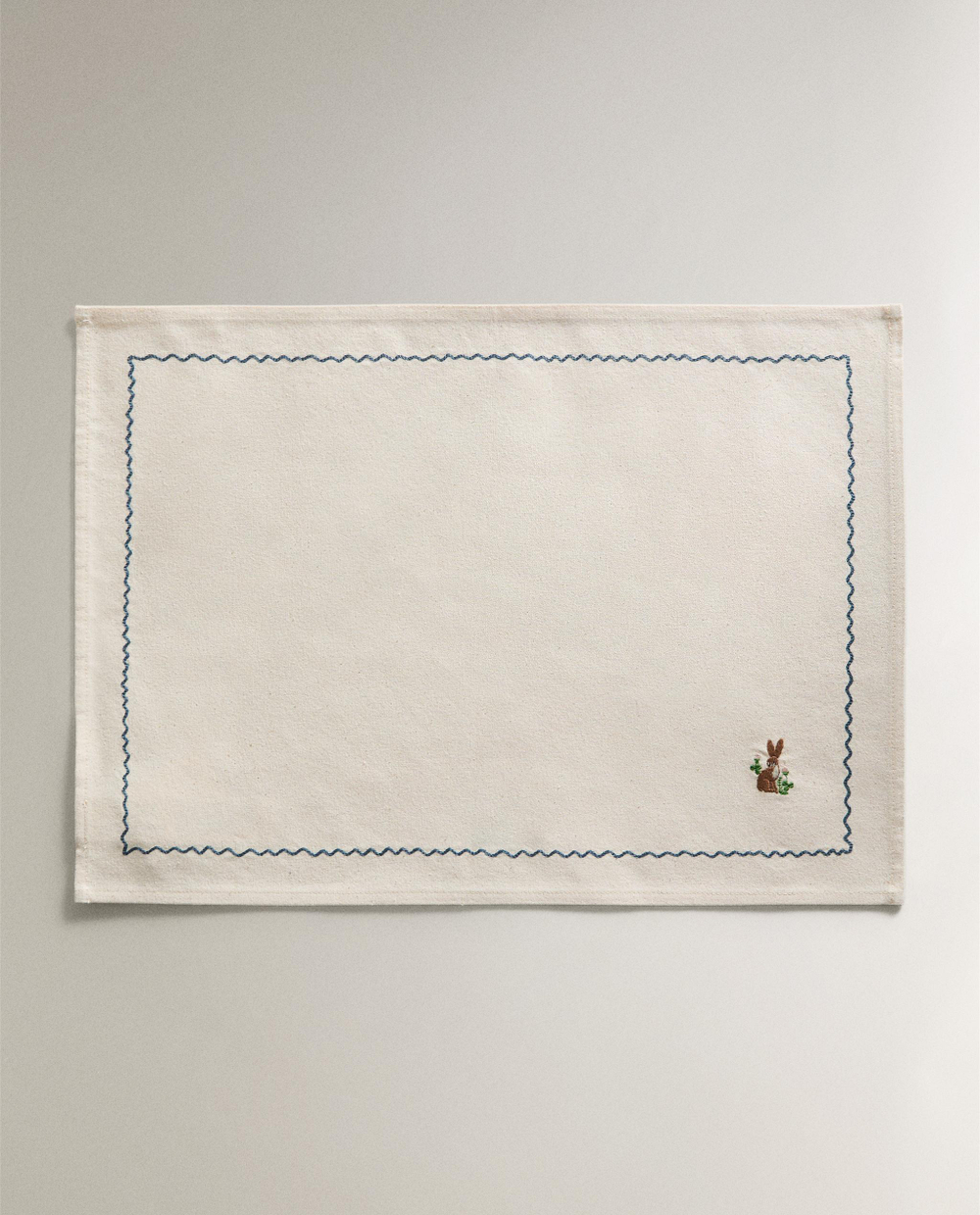 Zara Home сервировочная салфетка из хлопка, вышивка, 50 35 см · 7268/023