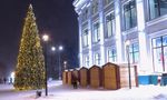 Уличная елка каркасная «Евро-2 Сосна» (Леска бело-зеленая) от 4 до 30 м