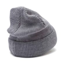 Шапка PUMA Ribbed Classic Beanie, 02170905, 100% акрил, серый