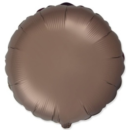 Ф 18'' Круг Шоколадный Сатин