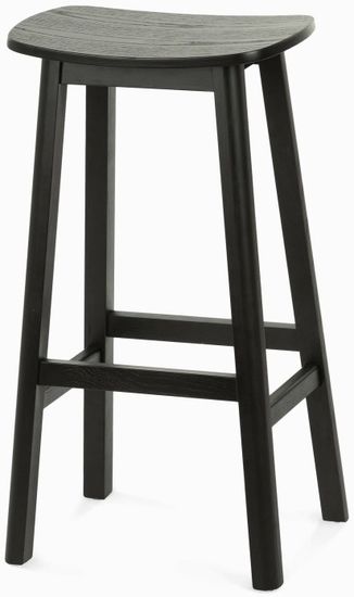 Барный стул Sedate черное дерево 