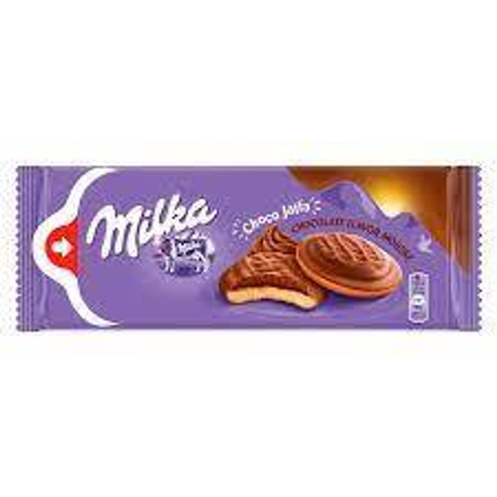 Milka  Choco Dessert Шоколадно-Бисквитные Печенья с Шоколадной Начинкой 128г